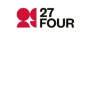 27 four logo red and black